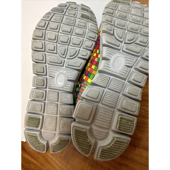 Corkys Joann Featherlite SlipOn Comfort Sneaker Rainbow Stretch Weave Women‎ 9 - Picture 13 of 16